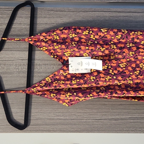 NWT Zara Satin effect print dress - Picture 2 of 4